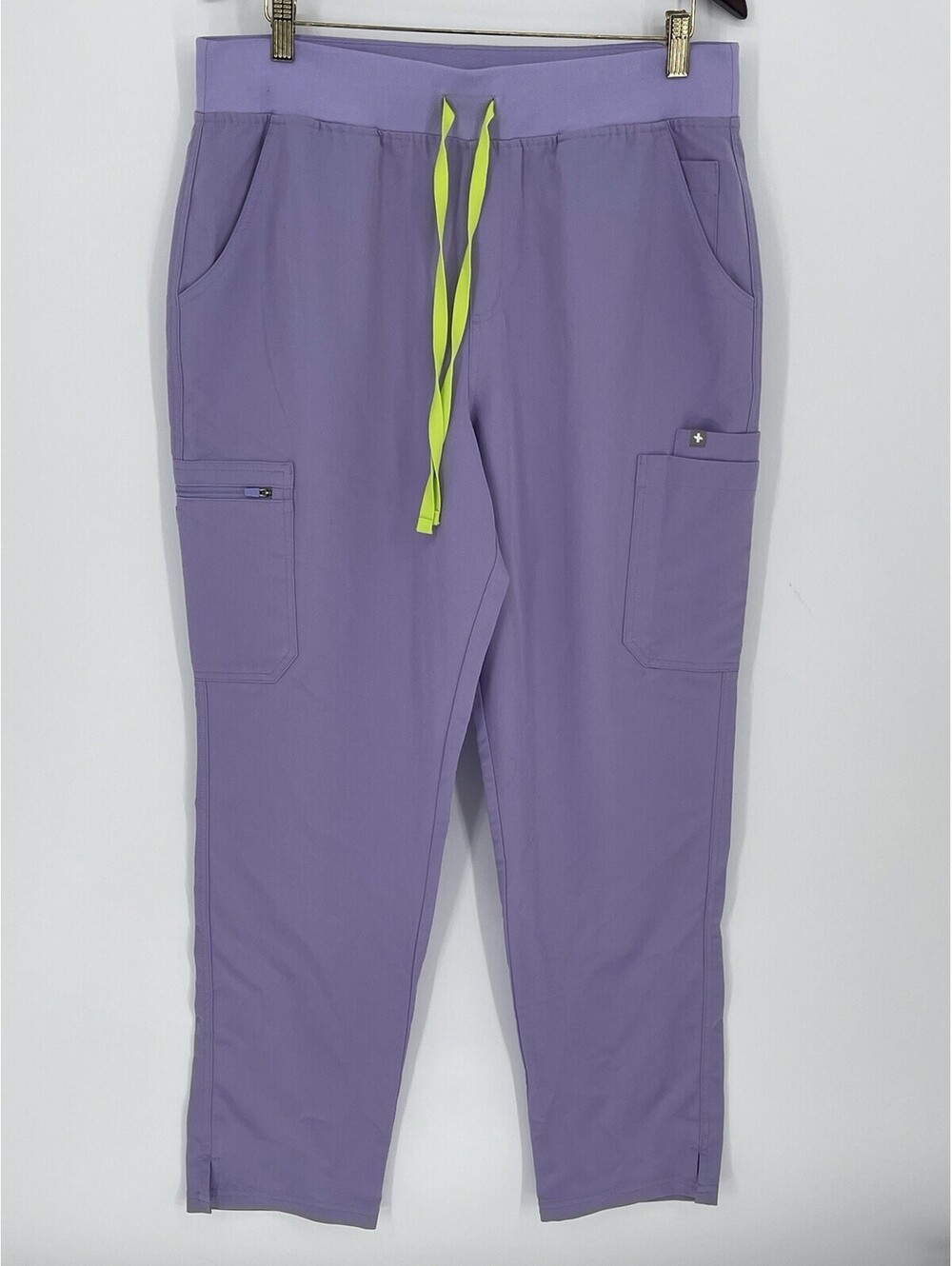 FIGS Yola High Waisted Scrub Pants XL Lavender Purple NWT Yoga Waistband
